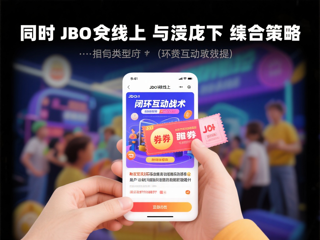 同时，jbo注重线上与线下的结合策略。通过线上赠券