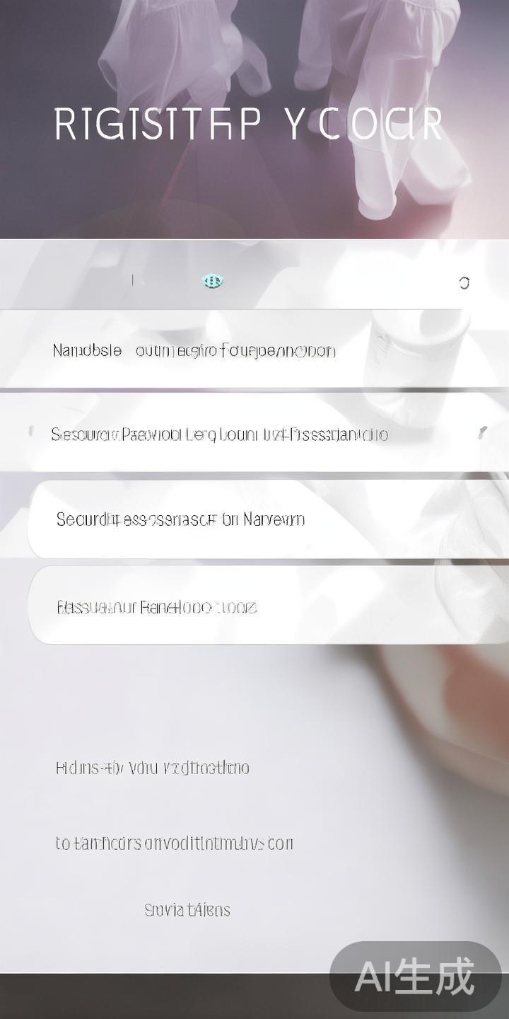 填写基本信息
在注册页面，需准确填写用户名、登录